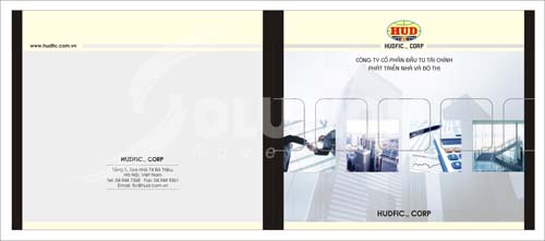 Mẫu thiết kế catalog tập đoàn HUD